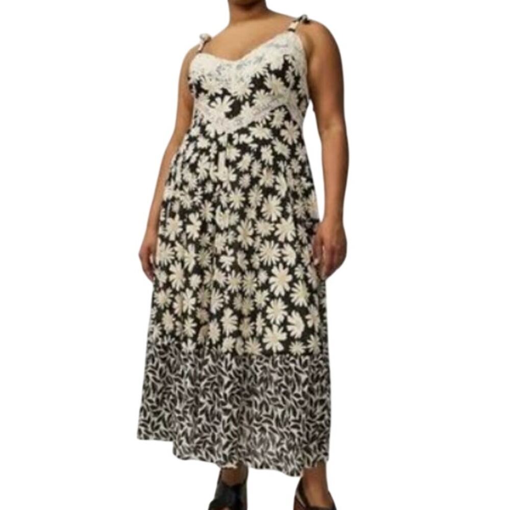 Torrid Floral Midi Dress Plus Size 2X